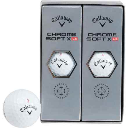 Callaway Golf Chrome Soft X LS Golf Balls - 6-Pack in White