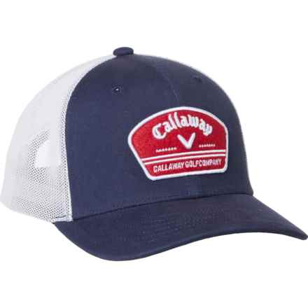 Callaway Golf Distressed Trucker Hat in Navy