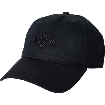 Callaway Golf Heritage Twill Baseball Cap in Black/Black