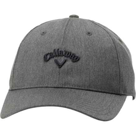 Callaway Golf Heritage Twill Baseball Cap in Twill Heather/Black