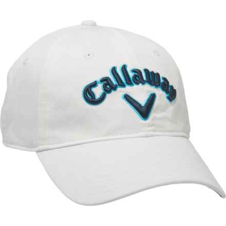 Callaway Heritage Twill Baseball Cap (For Men) in White/Navy/Black