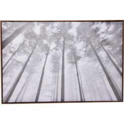 CALM LAKE 24x36” High in the Sky Framed Canvas Print in Multi