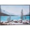 CALM LAKE 24x36” Mountain View Framed Canvas Print in Multi