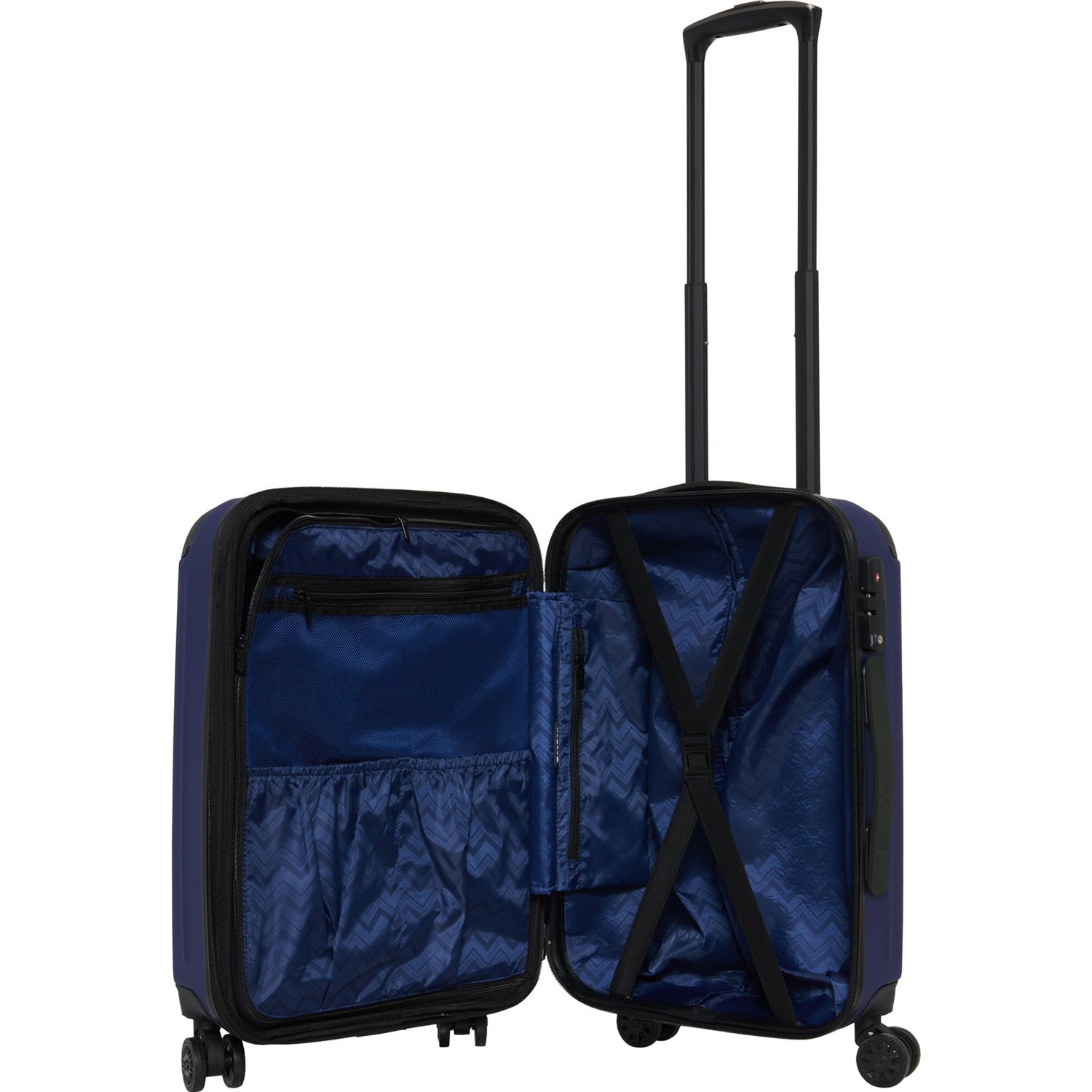 CalPak 20” Eldon Spinner CarryOn Suitcase Hardside, Expandable, Navy