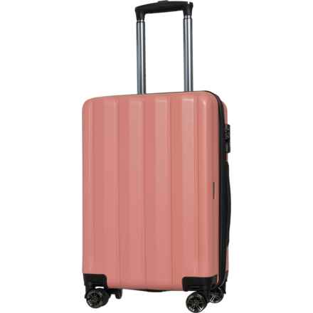 CalPak 20” Zyon Carry-On Spinner Suitcase - Hardside, Expandable, Salmon in Salmon