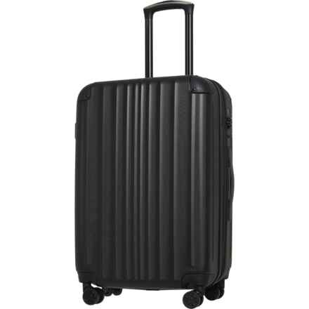 CalPak 24” Eldon Spinner Suitcase - Hardside, Expandable, Black in Black