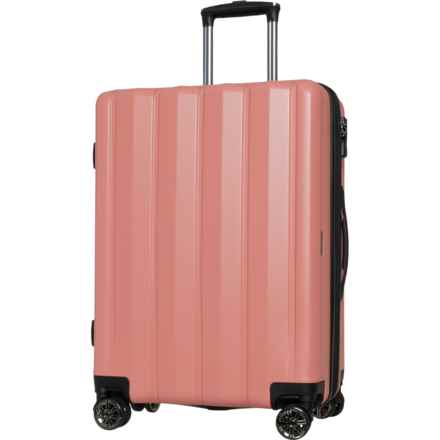 CalPak 24” Zyon Spinner Suitcase - Hardside, Expandable, Salmon in Salmon