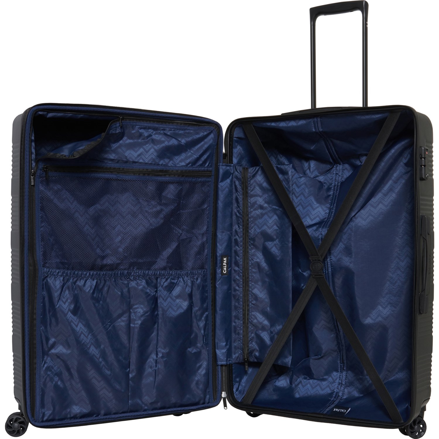 CalPak 30” Indio Spinner Suitcase Hardside, Expandable, Black Save 23