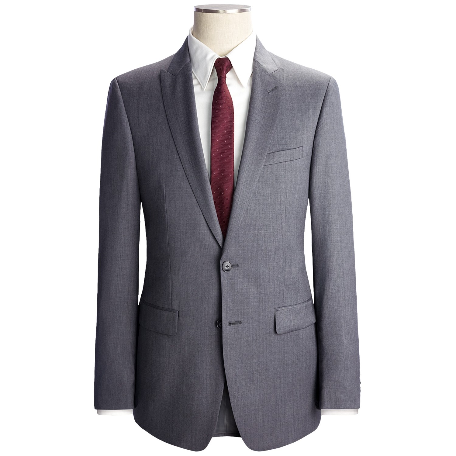 Calvin Klein Fancy Solid Suit - Extreme Slim Fit, Wool (For Men) - Save 77%