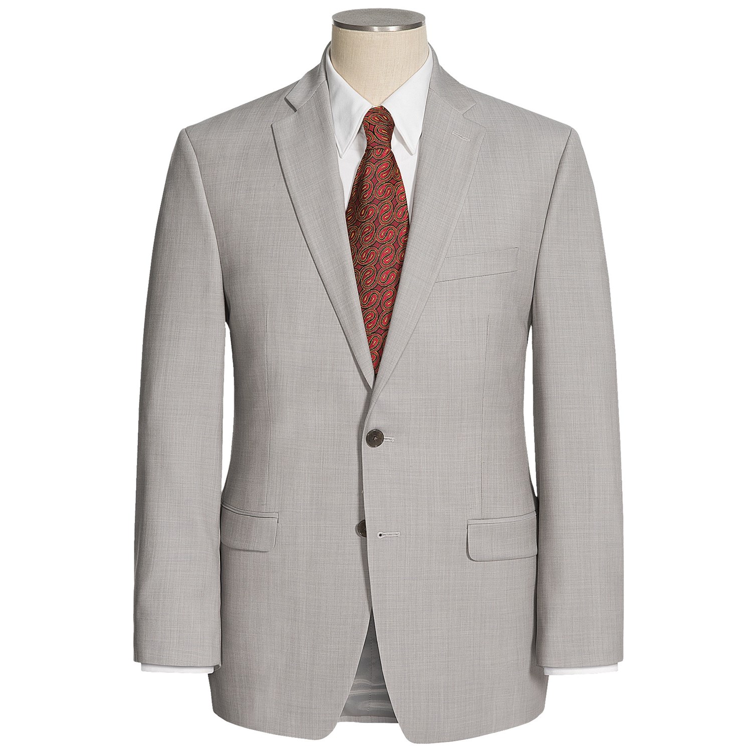 Calvin Klein Wool Sharkskin Suit - Modern Fit (For Men) - Save 46%