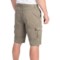9490D_2 Calvin Klein Zip Detail Cargo Shorts (For Men)