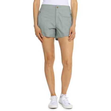 Cambridge Dry Goods Cotton Ripstop Shorts in Slate Grey