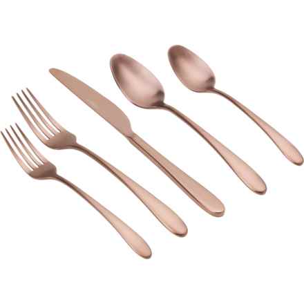 Poet Flatware Set - 20-Piece in Copper
