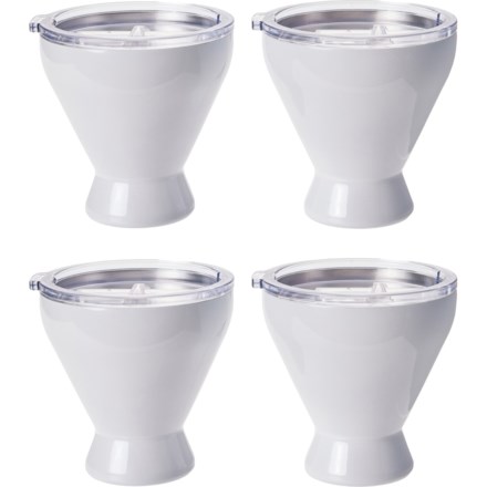 CAMBRIDGE SILVERMITHS Outdoor Cocktail Tumblers - 4-Pack in White