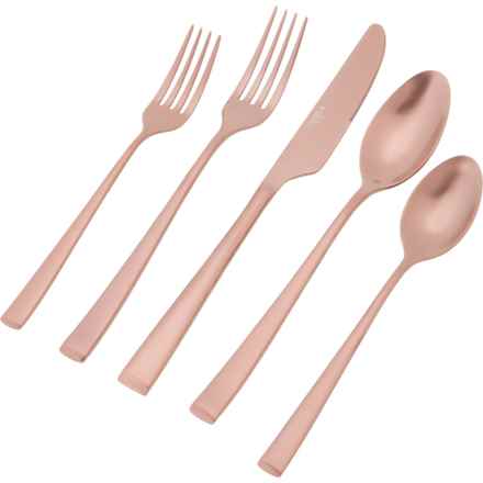 CAMBRIDGE SILVERSMITHS Marlise Flatware Set - 20-Piece in Copper