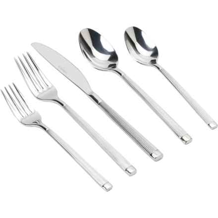 Zaylen Mirror Flatware Set - 20-Piece in Silver