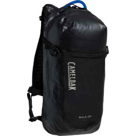 CamelBak M.U.L.E. Evo 12 L Hydration Pack - 100 oz. Reservoir, Black-Silver in Black/Silver