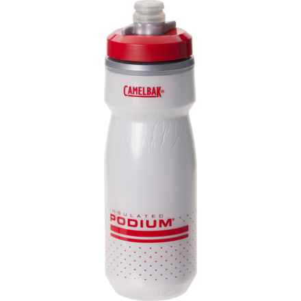 CamelBak Podium Chill Insulated Water Bottle - 21 oz. in Fiery Red/White