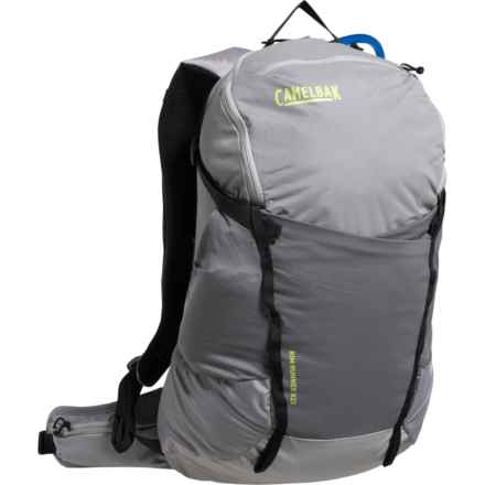 CamelBak Rim Runner X22 Hydration Pack - 70 oz. Reservoir, Grey Flannel-Lime Punch in Grey Flannel/Lime Punch