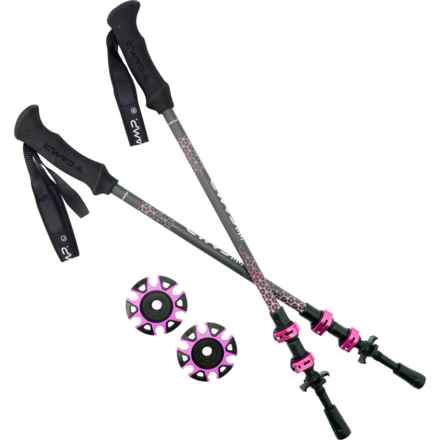 CAMP USA Backcountry Carbon Trekking Poles - Pair (For Women) in Multi