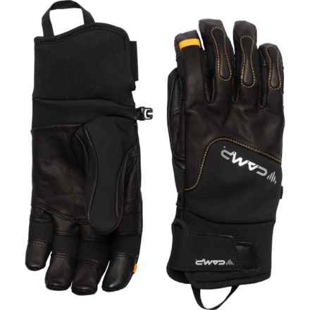 CAMP USA Geko Guide PrimaLoft® Gloves - Waterproof, Insulated (For Men) in Black/Orange