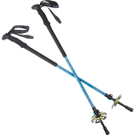 CAMP USA Ski Track Ski Poles - Pair in Blue/Yellow