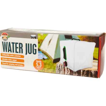 CAMPING OUTDOOR EQUIPMENT Collapsible Camping Water Jug - 5.3 gal. in Clear