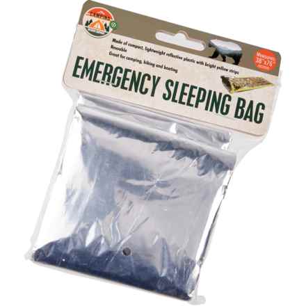 CAMPING OUTDOOR EQUIPMENT Emergency Sleeping Bag in Silver
