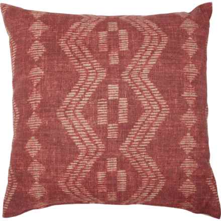 Canaan Geometric Throw Pillow - 21x21”, Feather Fill in Barn