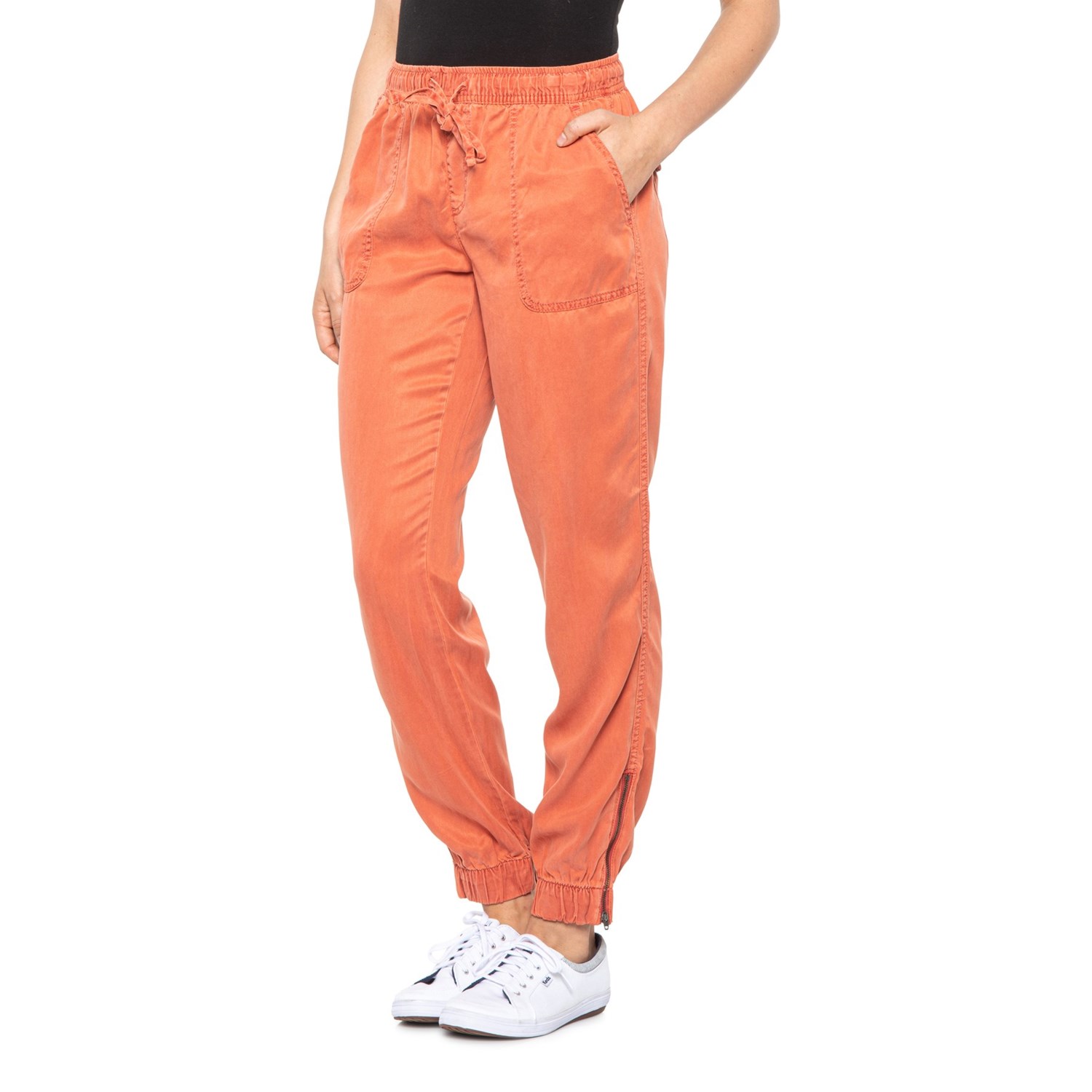 C&C California Ankle Zip 100% Lyocell Joggers (For Women) - Save 52%