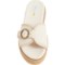 6TUYX_2 C&C California Barista Flatform Whipstitch Buckle Sandals (For Women)