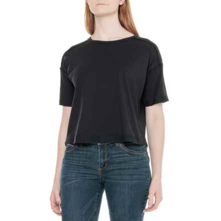 C&C California Boxy T-Shirt - Short Sleeve in Black Beauty