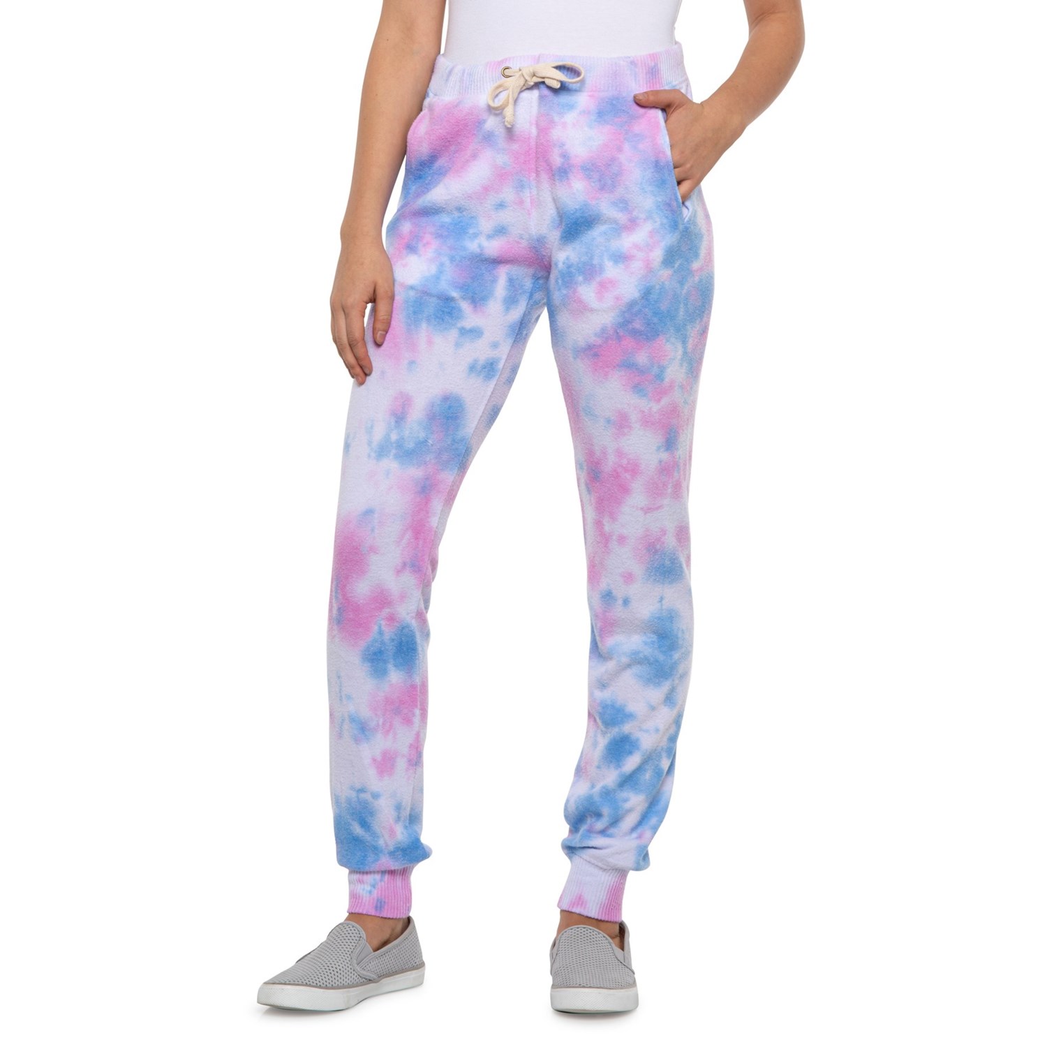 blue joggers for women