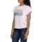 C&C California Camille Burnwash T-Shirt - Short Sleeve in C513-Light Lilac