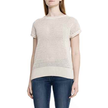 C&C California Dolman Sweater - Short Sleeve in Natural
