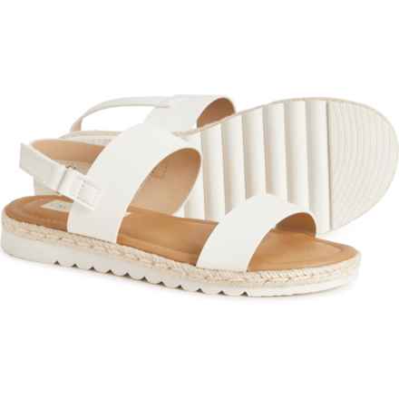 C&C California Girls Brianna Casual Sandals in White