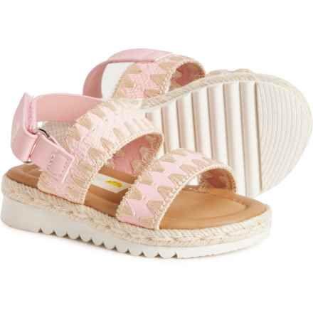 C&C California Little Girls Amira Sandals in Pink
