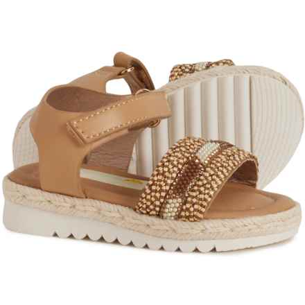 C&C California Little Girls Lafa Sandals in Tan