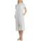 C&C California Midi Shirt Dress - Short Sleeve in Surf Spray