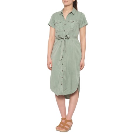 women's midi shirt dress uk