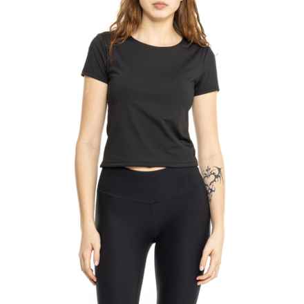 C&C California Mina Contour T-Shirt - Short Sleeve in Black Night