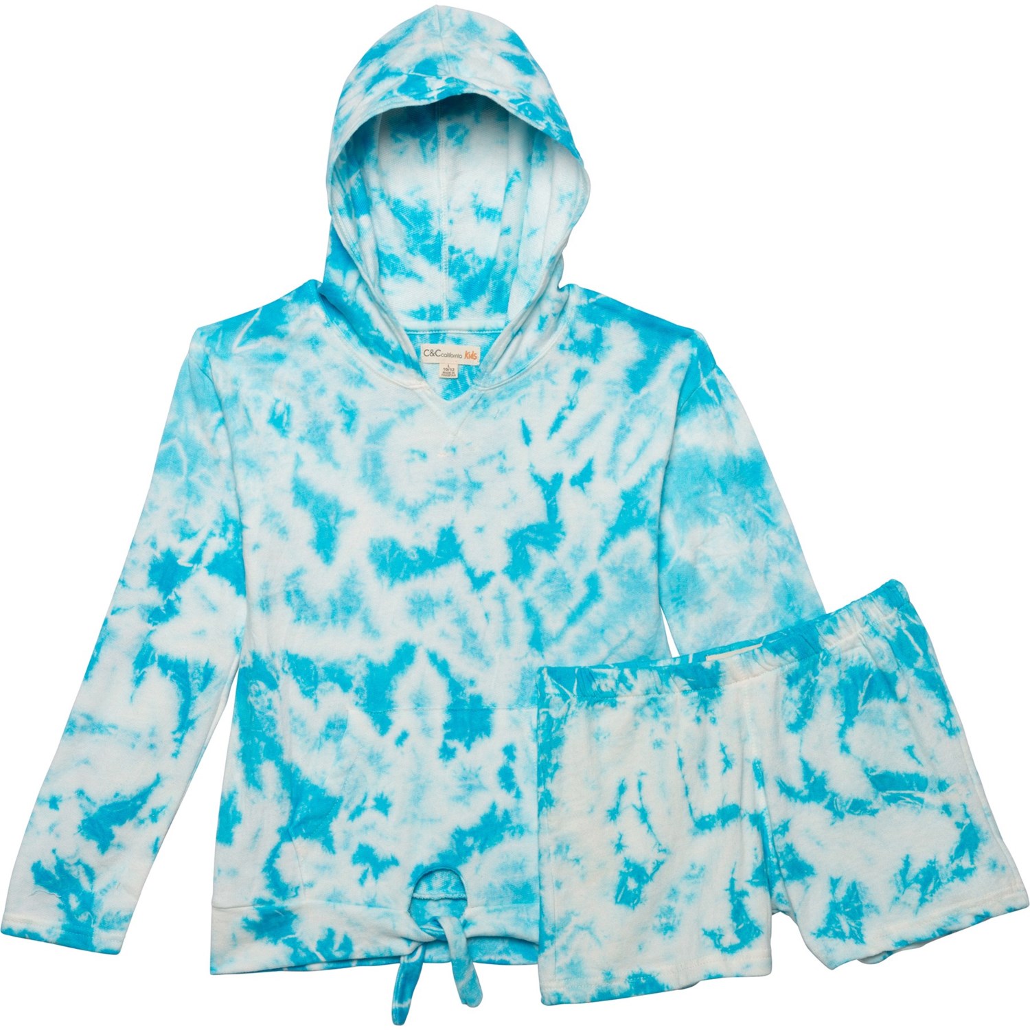 2 piece hoodie short set