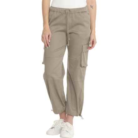C&C California Tie Ankle Cargo Pants in Laurel Oak
