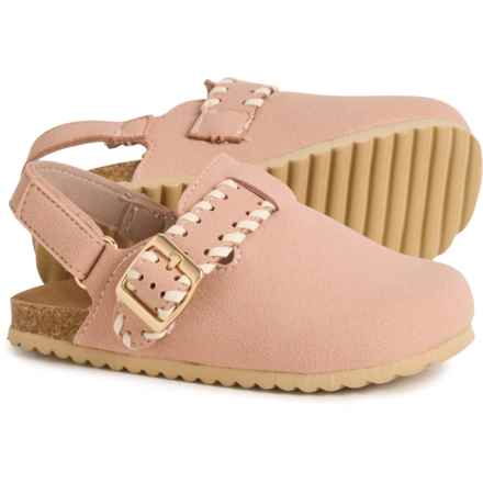 C&C California Toddler Boys and Girls Stitched Clogs in Pink