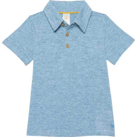 C&C California Toddler Boys Pocket Polo Shirt - Short Sleeve in Blue