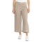 C&C California Wide Leg Rope Tie Pants - Linen-TENCEL® in Simply Taupe