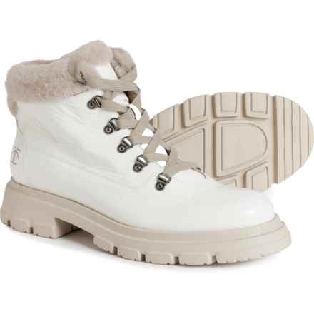 CANDICE COOPER Made in Italy Chado Hiking Boots - Leather (For Women) in White