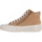 5ADTY_4 CANDICE COOPER Plus Fur High Top Sneakers - Leather (For Women)