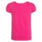 9670N_2 Candy Hearts by Hartstrings Zipper Pop Top T-Shirt - Short Sleeve (For Big Girls)