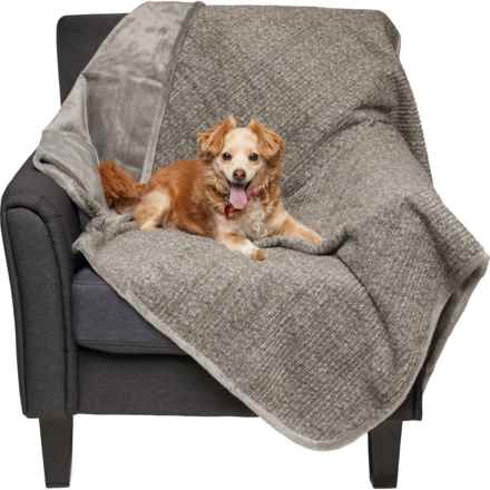 Canine Creations Dog Throw Blanket with Waterproof Liner - 50x60” in Simpson 1